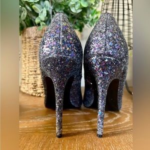 Steve Madden Multicolor Glitter Heels